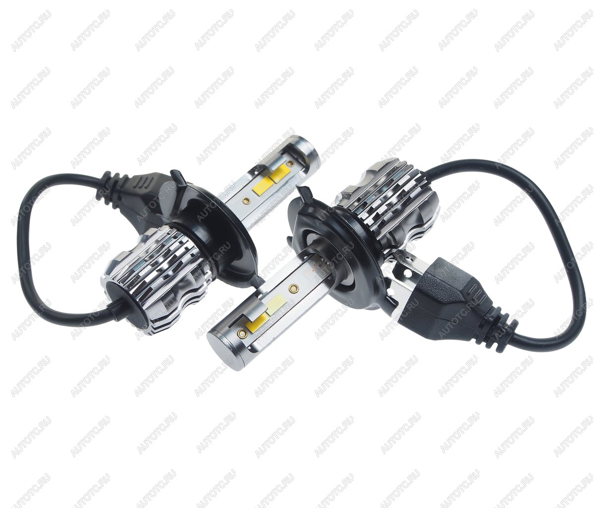 1 999 р. Лампа светодиодная 12V H4 P43t 4000lm бокс (2шт.) CLEARLIGHT CLEARLIGHT clx5led30h4-2  с доставкой в г. Майкоп