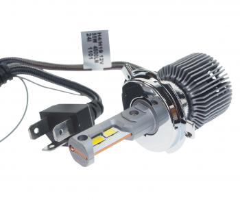 9 549 р. Лампа светодиодная 12V H4 P43t бокс (2шт.) MTF MTF sm04k5  с доставкой в г. Майкоп. Увеличить фотографию 3