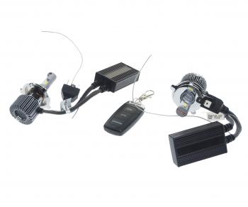 9 549 р. Лампа светодиодная 12V H4 P43t бокс (2шт.) MTF MTF sm04k5  с доставкой в г. Майкоп. Увеличить фотографию 2
