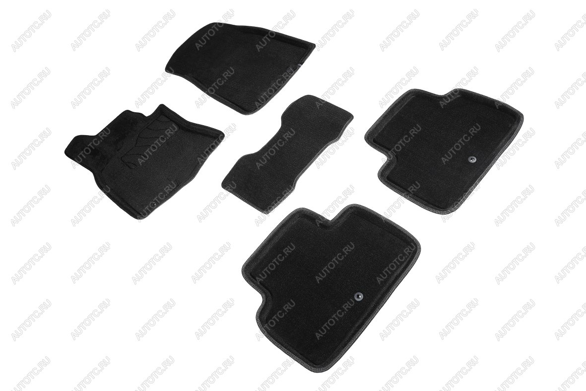 5 699 р. Коврики в салон (3D ВОРС ) Seintex  GENESIS GV70  JK1 (2020-2022) (черный)  с доставкой в г. Майкоп