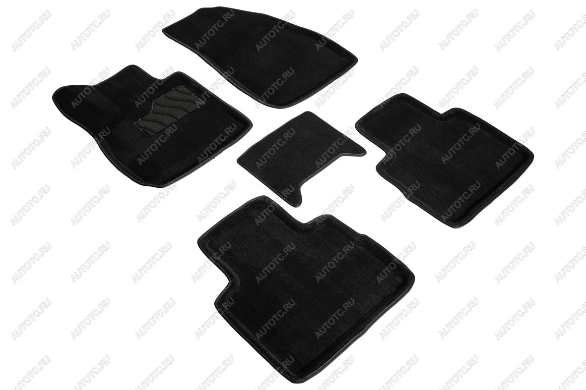 5 699 р. Коврики 3D ВОРС EXEED RX черные Seintex 99104  с доставкой в г. Майкоп