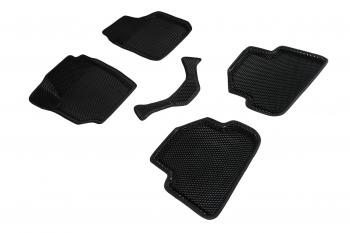 Коврики в салон (3D EVA РОМБ) Seintex Skoda Yeti (2009-2013) (черный)