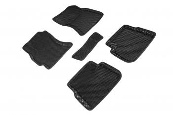 Коврики в салон (3D EVA РОМБ) Seintex Subaru Forester SH (2008-2013) (черный)