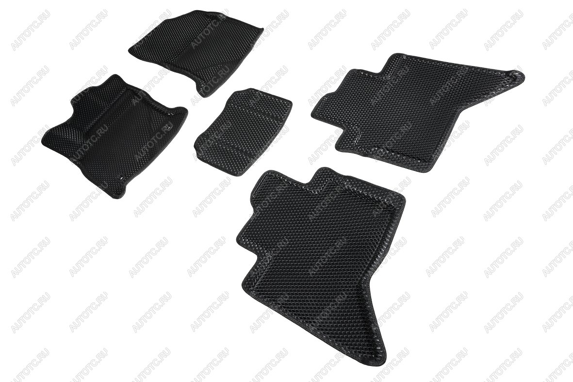 5 999 р. Коврики EVA 3D ромб для Toyota Hilux VIII 2015-н.в. Seintex 95354  с доставкой в г. Майкоп