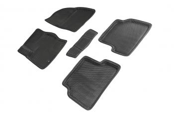 Коврики в салон (3D EVA СОТА ) Seintex Ford Focus 2 седан рестайлинг (2007-2011) (черный)