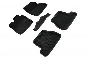 Коврики в салон (МКПП, 3D EVA СОТА ) Seintex Ford Focus  3 (2010-2015) универсал дорестайлинг, хэтчбэк дорестайлинг, седан дорестайлинг (черный)