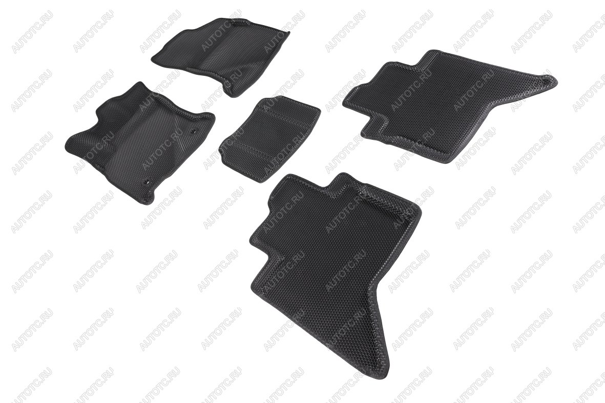 5 849 р. Коврики EVA 3D соты для Toyota Hilux VIII 2015-н.в. Seintex 95446  с доставкой в г. Майкоп