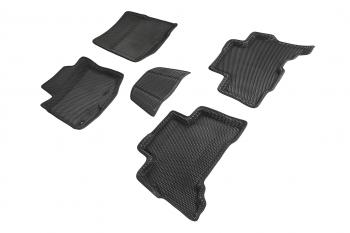 Коврики в салон (3D EVA СОТА ) Seintex Toyota Land Cruiser Prado J150 1-ый рестайлинг (2013-2017) (черный)