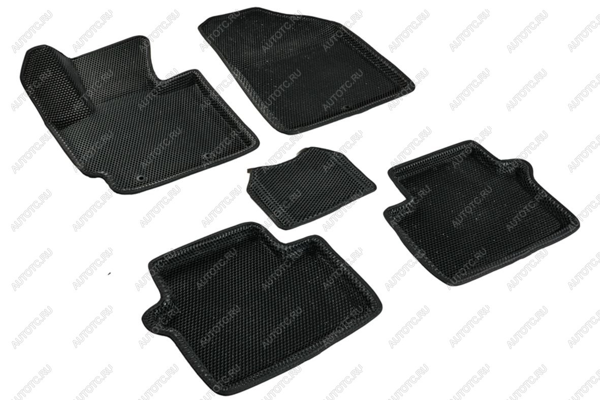 5 499 р. Коврики EVA 3D соты для KIA Soul II 2014-2018 Seintex 98523  с доставкой в г. Майкоп
