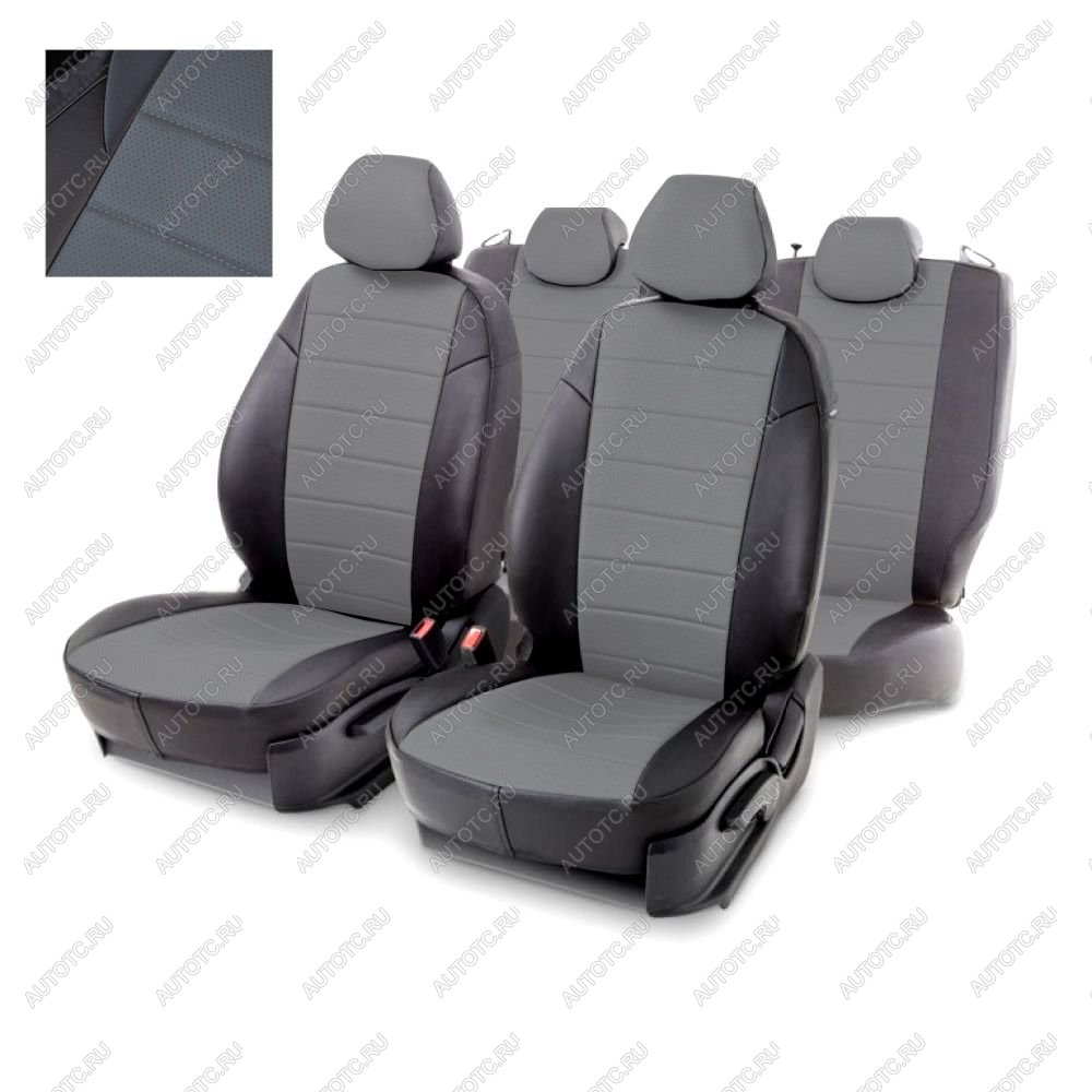 6 999 р. Чехлы из экокожи для Subaru Forester IV 2012-н.в. Seintex 98714  с доставкой в г. Майкоп