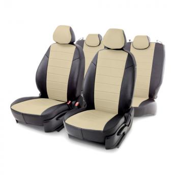 6 999 р. Чехлы из экокожи для Subaru Forester IV 2012-н.в. Seintex 98987  с доставкой в г. Майкоп. Увеличить фотографию 1