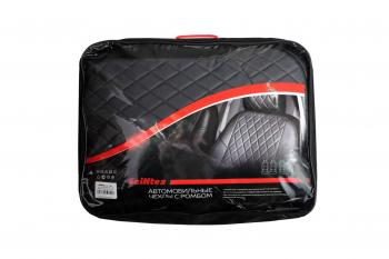 7 549 р. Чехлы из экокожи Ромб для Lada Granta Sedan 4060 airbag 2012-н.в. Seintex 93389  с доставкой в г. Майкоп. Увеличить фотографию 2