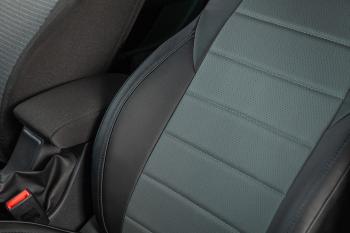 6 999 р. Чехлы из экокожи для Skoda Octavia A7 (со складным креслом) 2017-2020 Seintex 93302  с доставкой в г. Майкоп. Увеличить фотографию 3