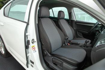 4 999 р. Чехлы из Жаккарда для Skoda Octavia A8 (без подлокотника) 2020-н.в. Seintex 95782  с доставкой в г. Майкоп. Увеличить фотографию 2