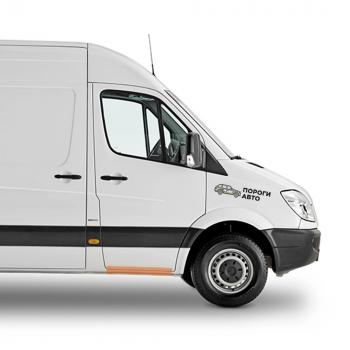 2 799 р. Порог пассажирской двери Mercedes Sprinter 906 mini   dfraa  с доставкой в г. Майкоп. Увеличить фотографию 1