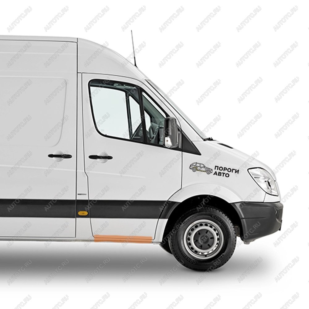 2 799 р. Порог пассажирской двери Mercedes Sprinter 906 mini   dfraa  с доставкой в г. Майкоп