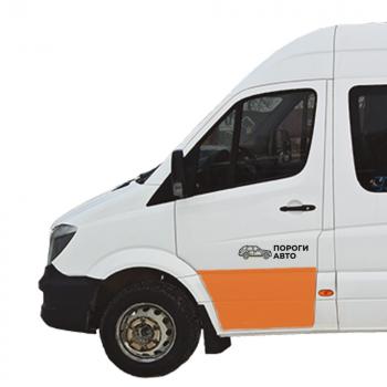 4 499 р. Пенка водительской двери увеличенная Volkswagen Crafter maxi long  Пороги-Авто auctu  с доставкой в г. Майкоп. Увеличить фотографию 1