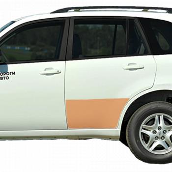 4 299 р. Ремкомплект задних дверей Chery Tiggo T11  Пороги-Авто xwnhd-01  с доставкой в г. Майкоп. Увеличить фотографию 1