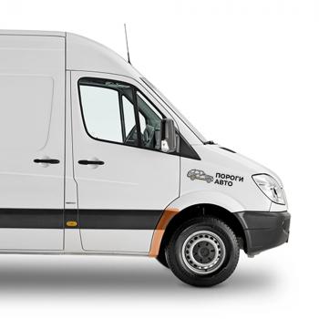 1 699 р. Сапожок переднего правого крыла Volkswagen Crafter maxi  Пороги-Авто kbyfv  с доставкой в г. Майкоп. Увеличить фотографию 1
