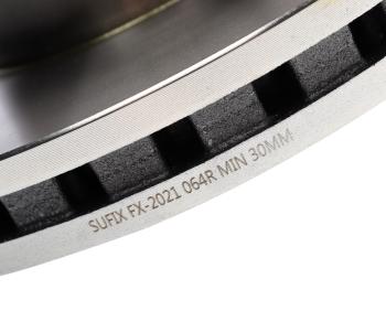 3 789 р. Диск тормозной ГАЗель Next передний SUFIX SUFIX fx-2021  с доставкой в г. Майкоп. Увеличить фотографию 4