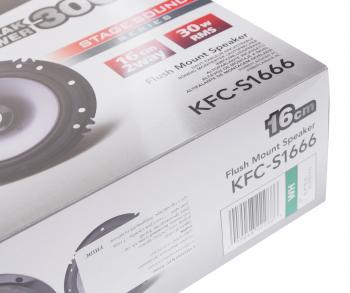 3 799 р. Колонки коаксиальные 6 (16см) 30Вт KENWOOD KENWOOD kfc-s1666  с доставкой в г. Майкоп. Увеличить фотографию 7