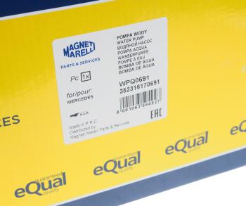 6 949 р. Насос водяной MERCEDES Vito (W638) MAGNETI MARELLI MAGNETI MARELLI 352316170691  с доставкой в г. Майкоп. Увеличить фотографию 5
