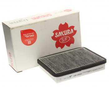 1 699 р. Фильтр воздушный салона ВАЗ-2110-2112 угольный SAKURA SAKURA cac25040  с доставкой в г. Майкоп. Увеличить фотографию 1