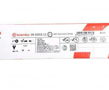 12 849 р. Диск тормозной AUDI Q5 (17-) передний (338х30) (1шт.) BREMBO BREMBO 09d05911  с доставкой в г. Майкоп. Увеличить фотографию 6