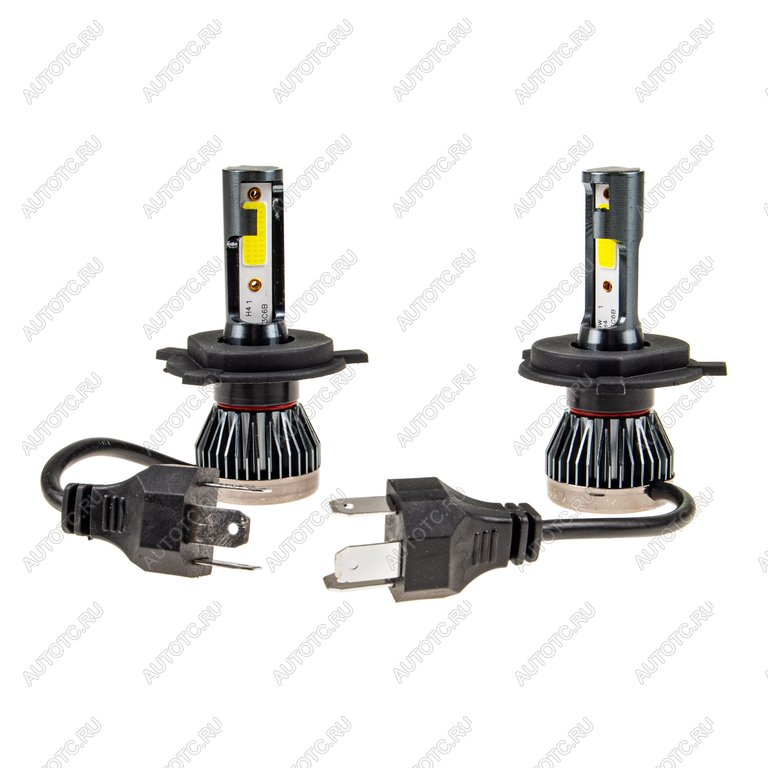889 р. Лампа светодиодная 1224V H4 18W с радиатором (2шт.)LED 2 COB MisMINI MISTAR mis-mini-h4  с доставкой в г. Майкоп