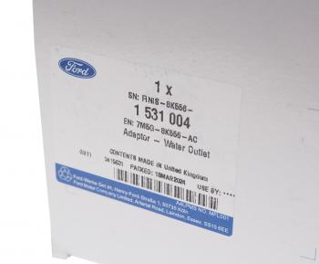 7 349 р. Фланец FORD Focus (04-) системы охлаждения OE FORD 1531004  с доставкой в г. Майкоп. Увеличить фотографию 5