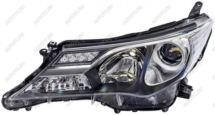 19 399 р. Фара левая (диодная, под корректор) DEPO  Toyota RAV4  XA40 (2012-2015) 5 дв. дорестайлинг  с доставкой в г. Майкоп
