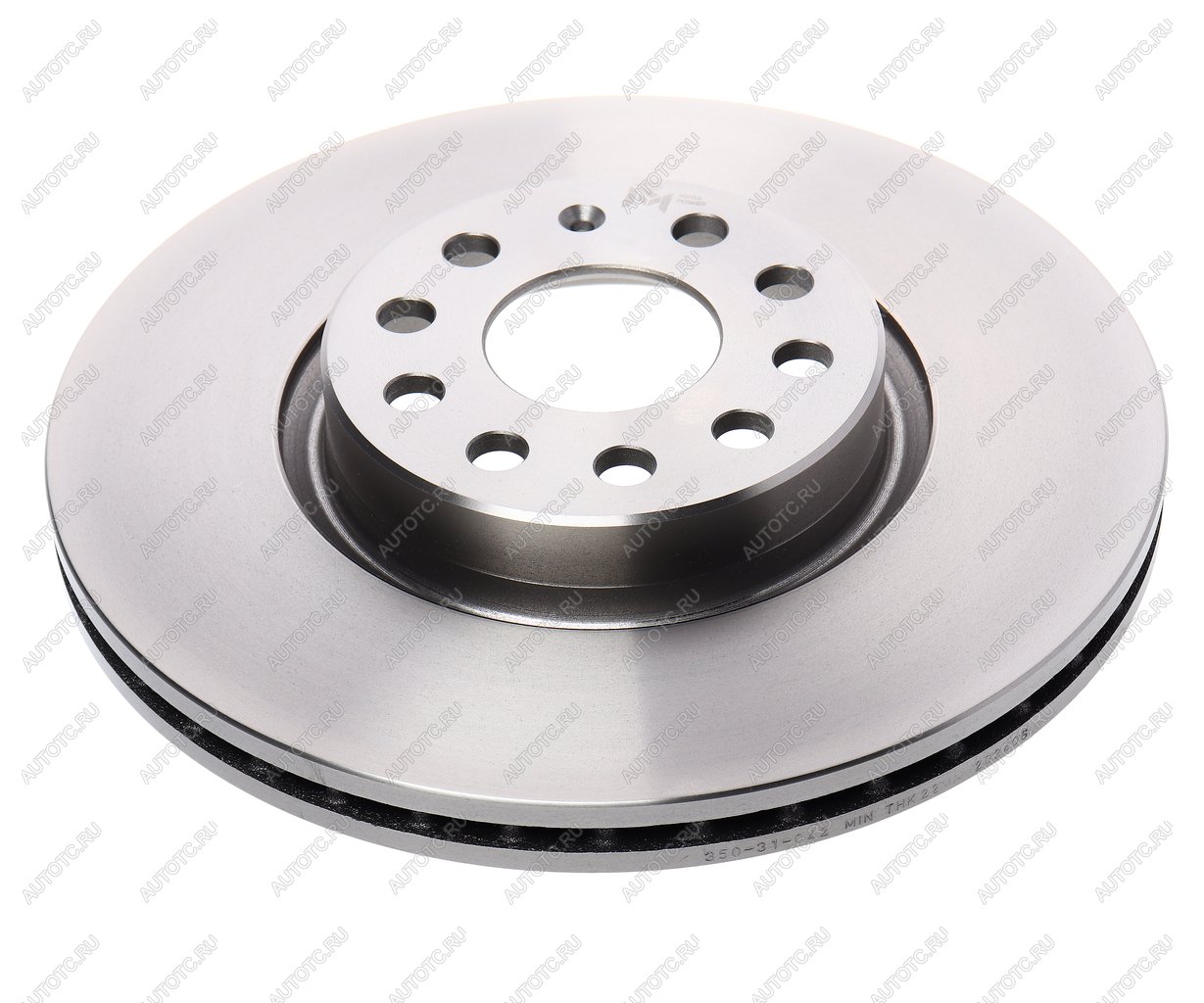 2 589 р. Диск тормозной VW Caddy,Golf,Jetta,Passat AUDI A3,Q3 SKODA Yeti передний (1шт.) MEGAPOWER MEGAPOWER 350-31-042  с доставкой в г. Майкоп