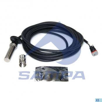1 599 р. Датчик АБС RENAULT VOLVO КАМАЗ колеса переднего левого (L=4385мм) SAMPA SAMPA 096.214  с доставкой в г. Майкоп. Увеличить фотографию 1