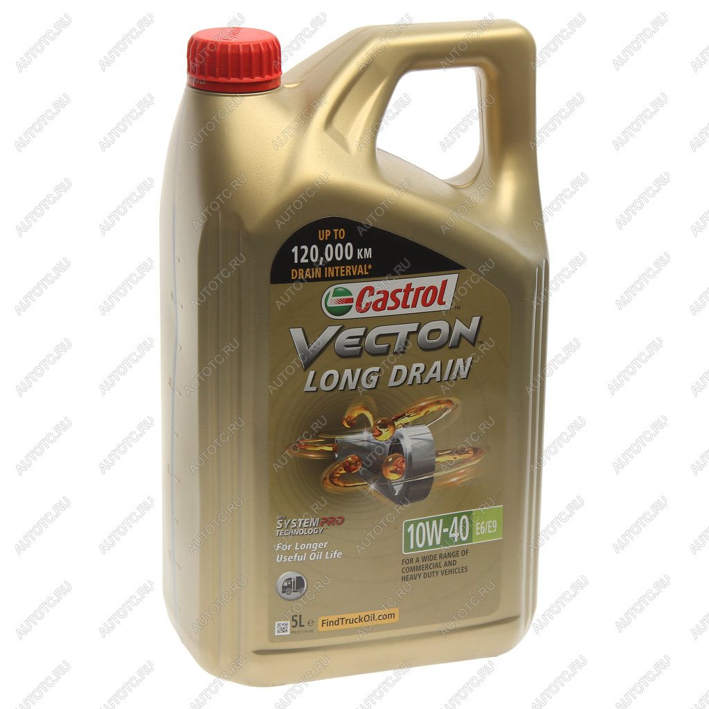 4 949 р. Масло дизельное VECTON Long Drain E6E9 10W40 синт.5л CASTROL CASTROL 15f3d1  с доставкой в г. Майкоп