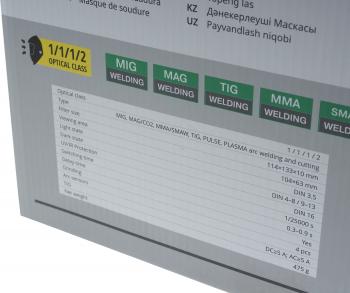 4 299 р. Маска сварщика регулировка затемнения (хамелеон) Огонь DGM DGM v7000  с доставкой в г. Майкоп. Увеличить фотографию 5