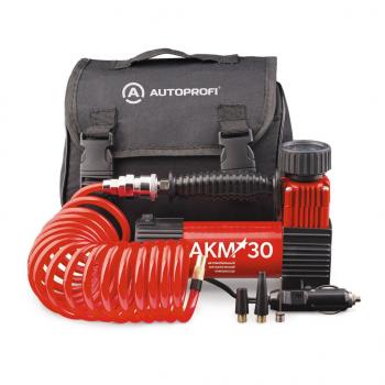 2 579 р. Компрессор автомобильный 30лмин. 10атм. 12А 12V в прикуриватель AUTOPROFI AUTOPROFI akm-30  с доставкой в г. Майкоп. Увеличить фотографию 2