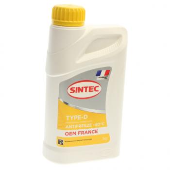 349 р. Антифриз желтый -40C 1кг OEM France Type-D SINTEC SINTEC 6145013  с доставкой в г. Майкоп. Увеличить фотографию 1