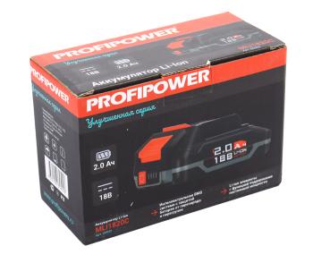 1 479 р. Аккумулятор для электроинструмента 18.0В 2.0Ач PROFIPOWER PROFIPOWER x0025  с доставкой в г. Майкоп. Увеличить фотографию 4