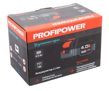 5 449 р. Аккумулятор для электроинструмента 18.0В 4.0Ач PROFIPOWER PROFIPOWER x0026  с доставкой в г. Майкоп. Увеличить фотографию 4