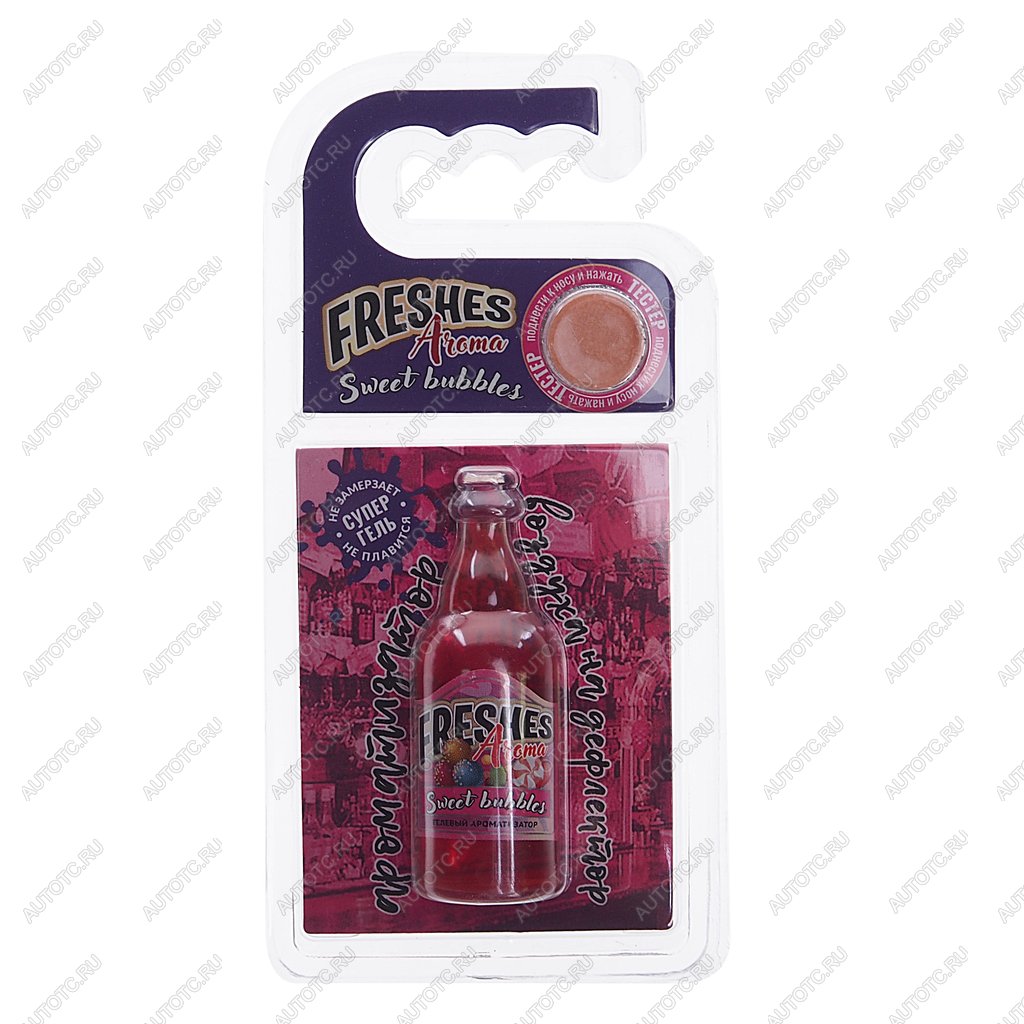 187 р. Ароматизатор на дефлектор гелевый (sweet bubbles) 7г Freshes Aroma FOUETTE FOUETTE fa-04  с доставкой в г. Майкоп