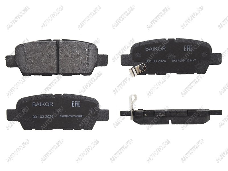 799 р. Колодки тормозные зад NISSAN J10 06-13 X-TRAIL T## 00- TIIDA C11 05-12 BAIKOR BKBR0034  с доставкой в г. Майкоп