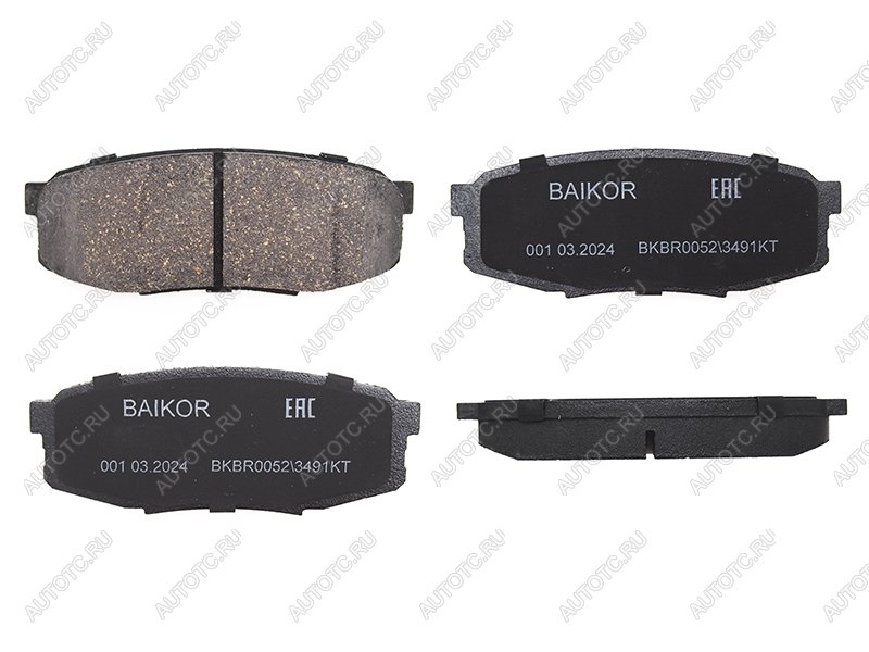 919 р. Колодки тормозные зад TOYOTA LAND CRUISER 200TUNDRASEQUOIA 07-LEXUS LX570 07- BAIKOR BKBR0052  с доставкой в г. Майкоп