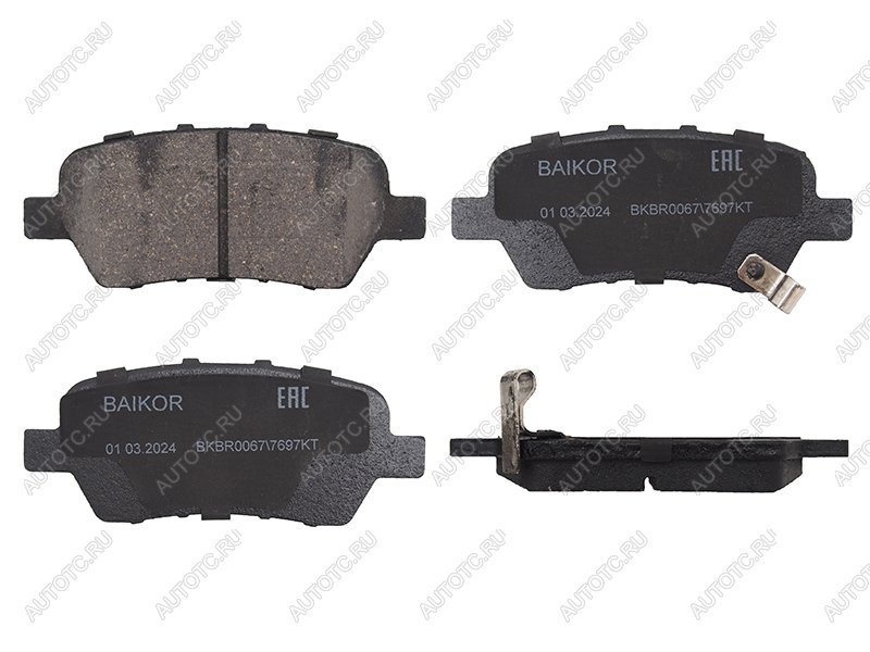 999 р. Колодки тормозные зад HONDA CIVIC FBFNFK 12-ODYSSEY RB# 03-08STEPWAGON RG# 05-09 BAIKOR BKBR0067  с доставкой в г. Майкоп