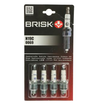 959 р. Свеча зажигания ЗМЗ-402,ЗИЛ BRISK SUPER комплект BRISK n19c  с доставкой в г. Майкоп. Увеличить фотографию 1