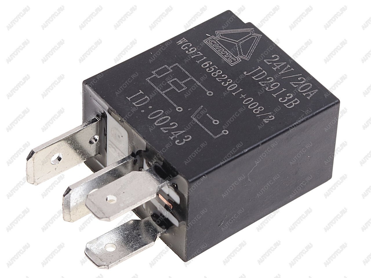 349 р. Реле электромагнитное 24V 4-х контактное (20A) SITRAK HOWO OE SITRAK wg9716582301+0082  с доставкой в г. Майкоп