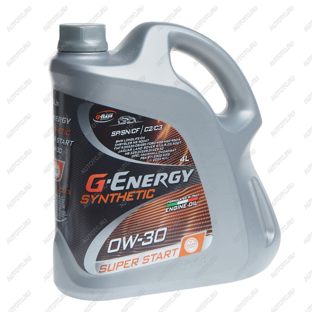 5 699 р. Масло моторное Synthetic Super Start SPSNCFC2C3 0W30 синт.4л G-ENERGY GAZPROMNEFT 253140488  с доставкой в г. Майкоп