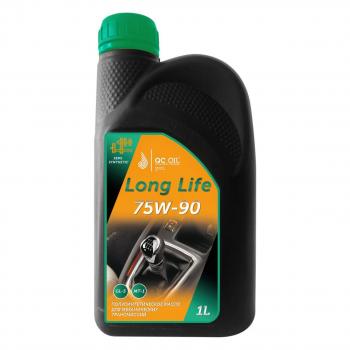 3 599 р. Трансмиссионное масло 75W-90 GL-5 QC OIL Long Life полусинтетическое плакирующее, канистра 1л QC OIL qcllgl575w90p1  с доставкой в г. Майкоп. Увеличить фотографию 1