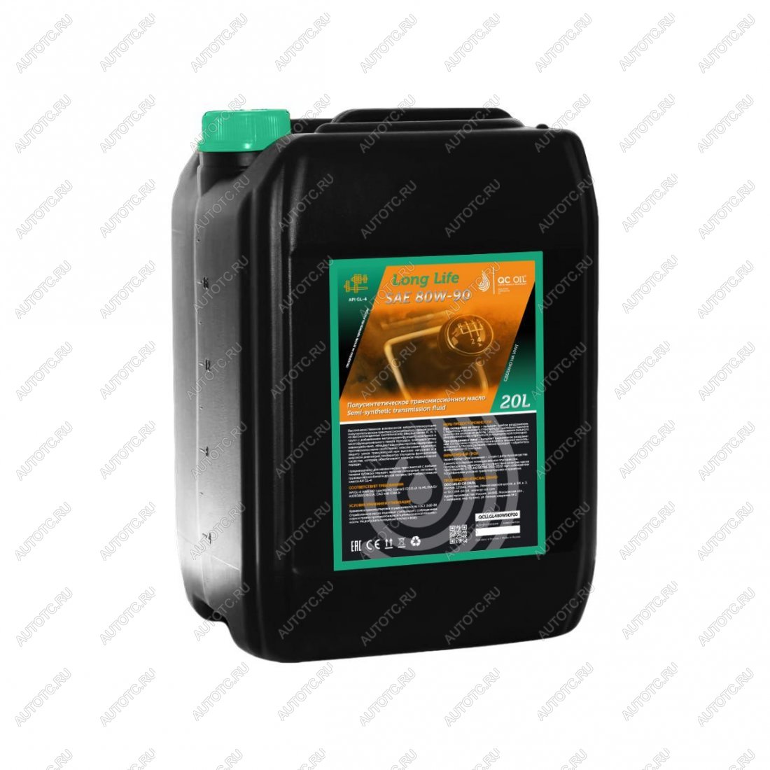 35 999 р. Трансмиссионное масло 80W-90 GL-4 QC OIL Long Life полусинтетическое плакирующее, канистра 20л QC OIL qcllgl480w90p20  с доставкой в г. Майкоп