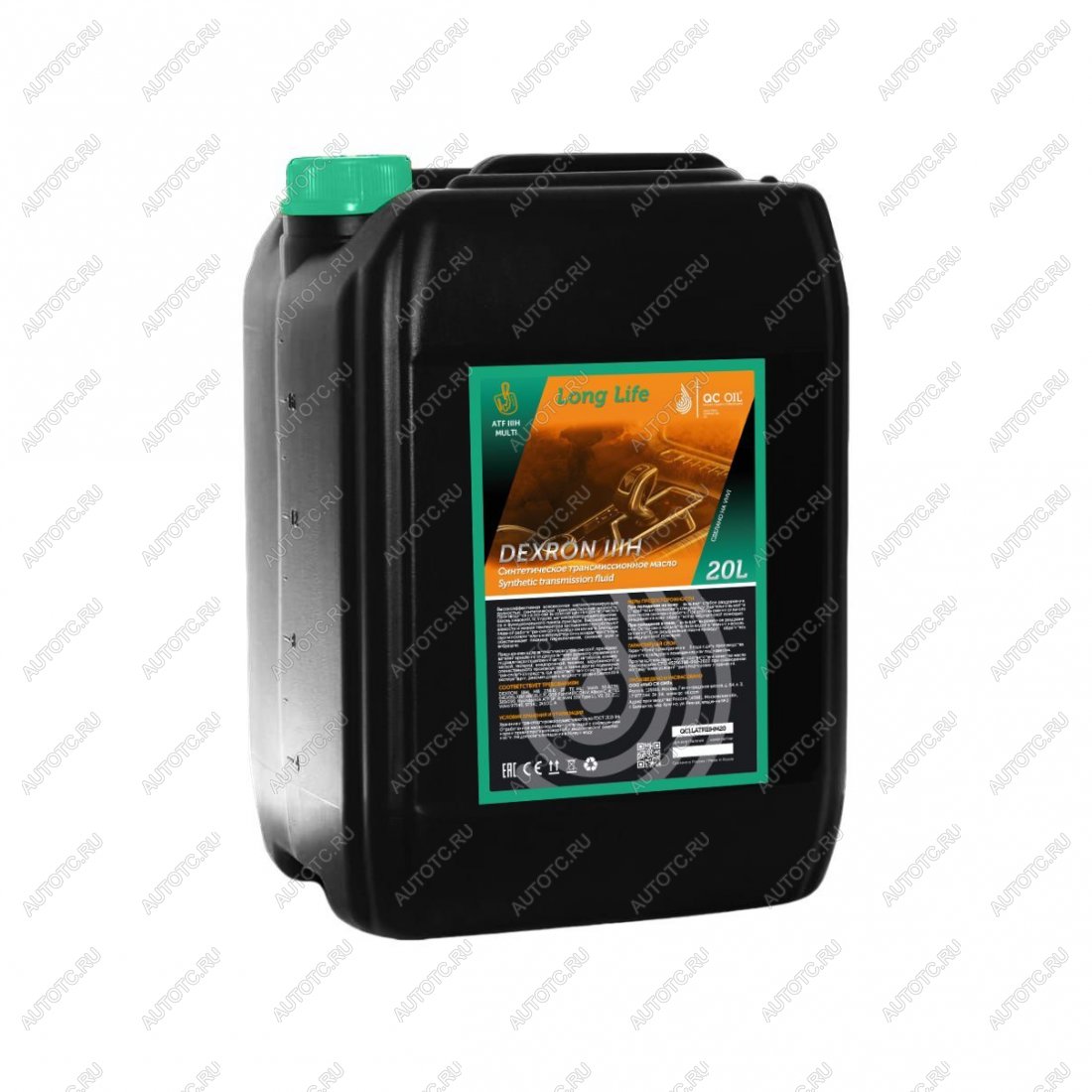 37 899 р. Трансмиссионное масло ATF DEXTRON III H Multi QC OIL Long Life синтетическое плакирующее, канистра 20л QC OIL qcllatfiiihm20  с доставкой в г. Майкоп