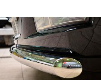 Защита переднего бампера d57 (дуга) Slitkoff Cadillac Escalade GMT926 джип 5 дв. короткая база (2006-2014) (нержавейка полированная)